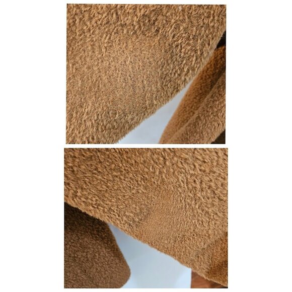 Eileen Fisher Suri Alpaca Wool Notch Collar Jacket Dark Clay L - Picture 12 of 16